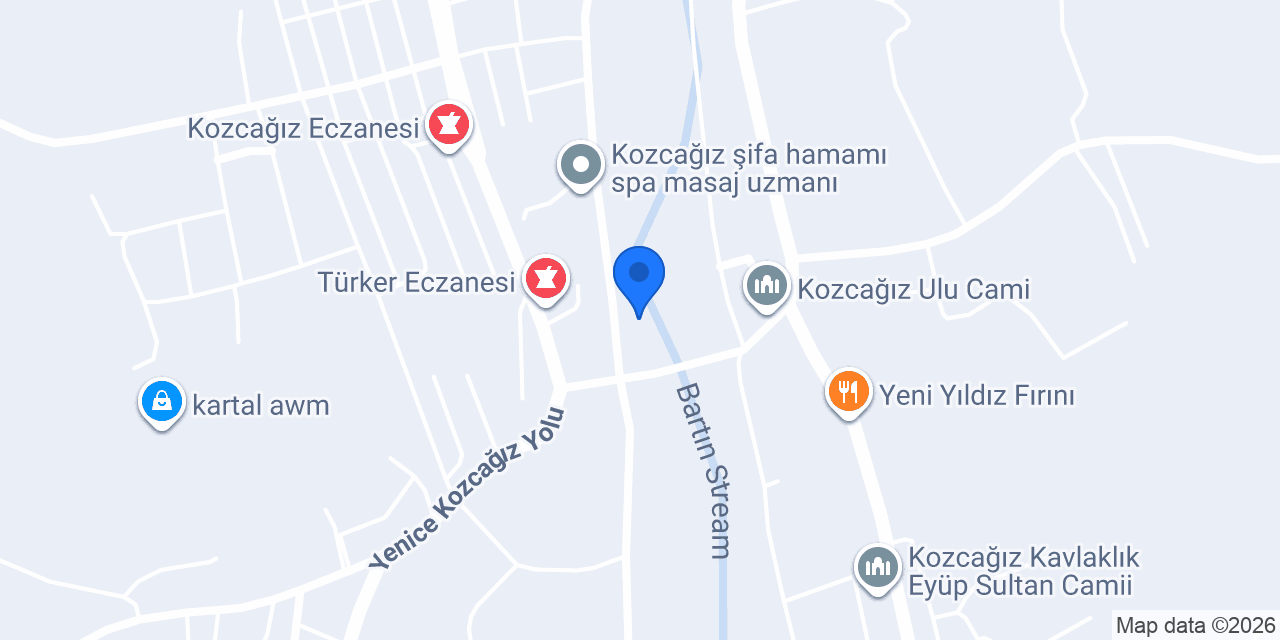 Kozcagiz Şifa Hamam konumu