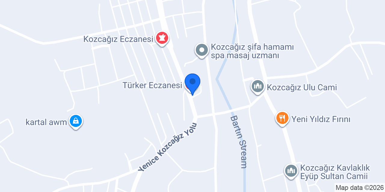 Türker Eczanesi konumu