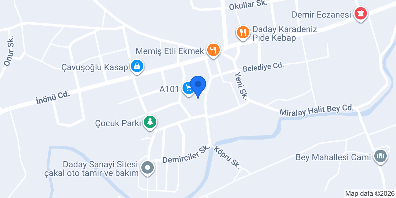 Kadıoğlu Mobilya konumu