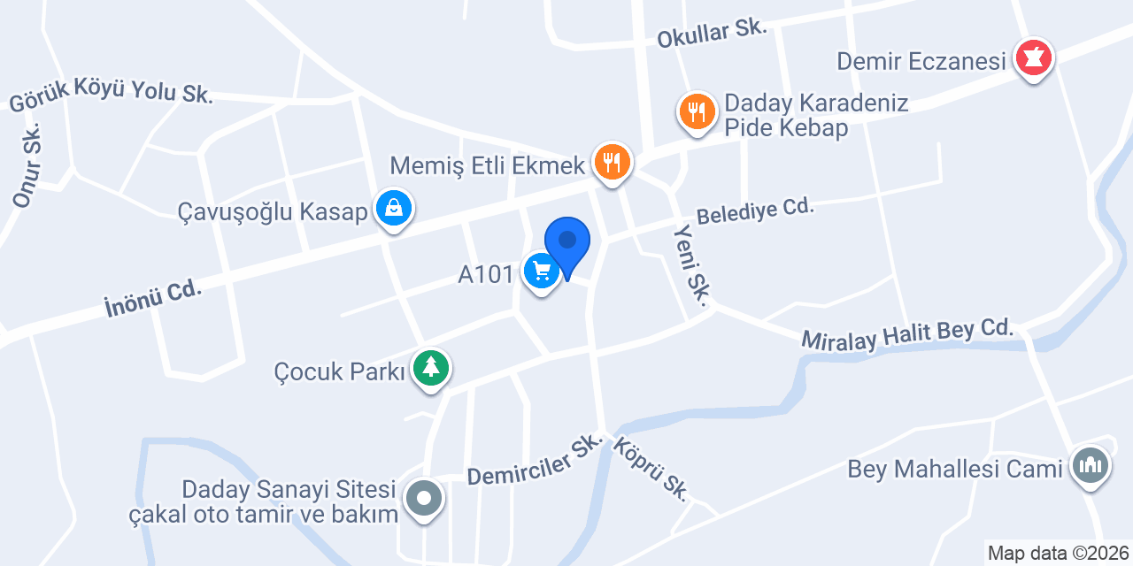 Gazioğlu Ticaret konumu