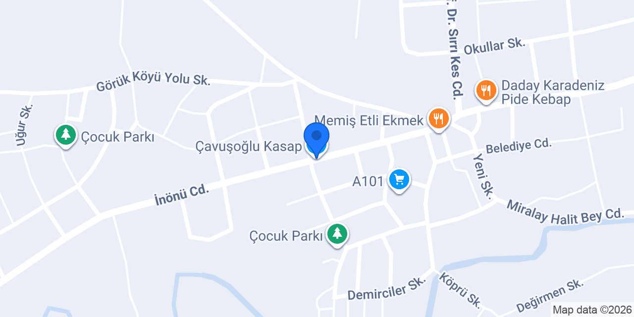 Çavuşoğlu Kasap konumu
