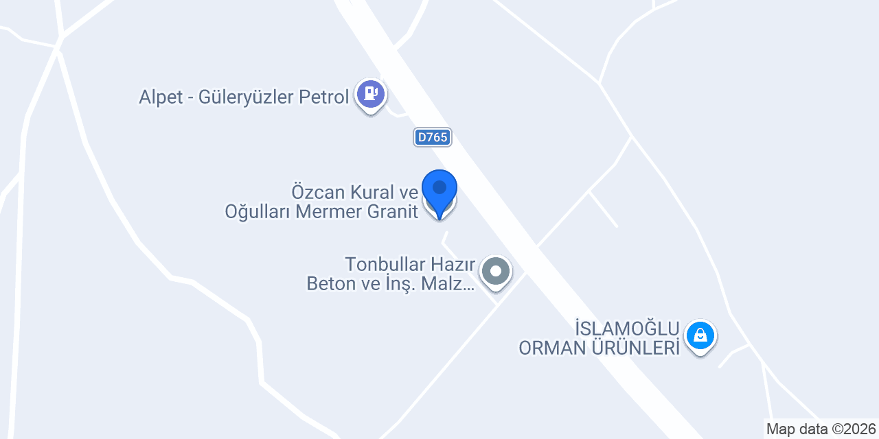 Özcan Kural ve Oğulları Mermer Granit konumu