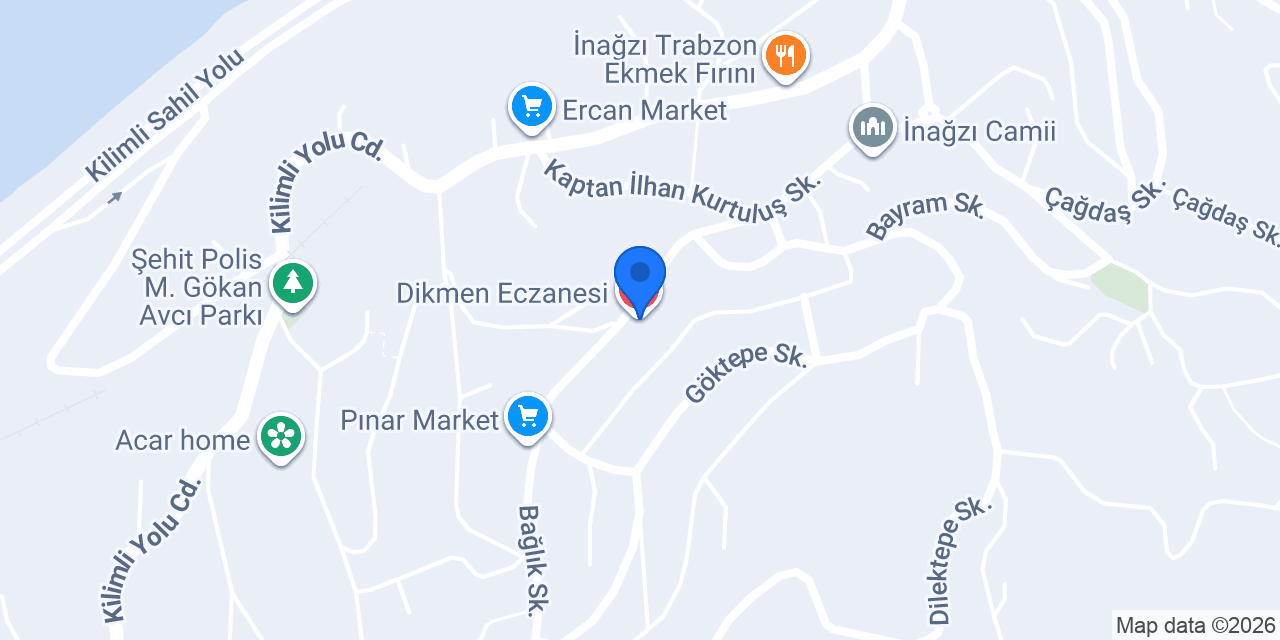 Dikmen Eczanesi konumu