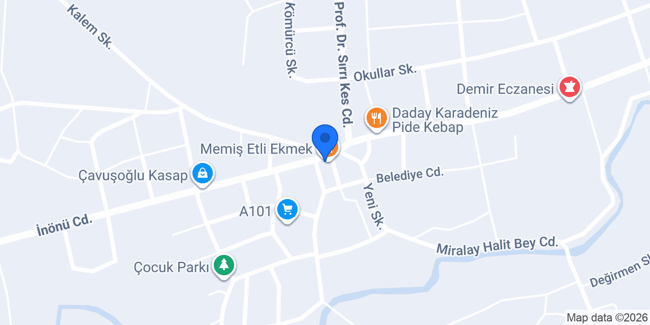 Metro-daday Şubesi konumu