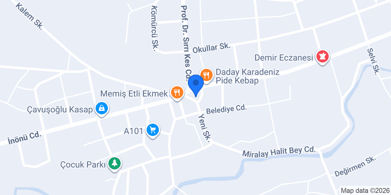 MEMİŞOĞLU ETLİ EKMEK ve PİDE SALONU konumu