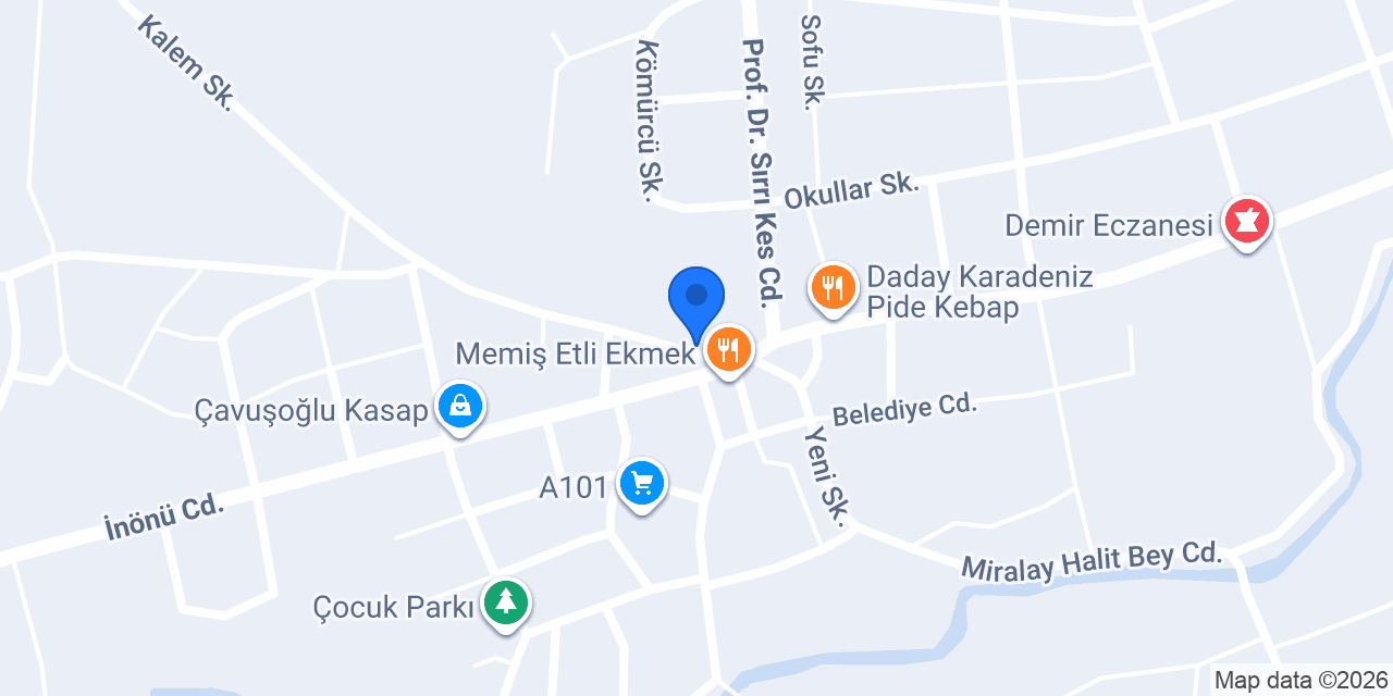 Chp-daday İlçe Başkanlığı konumu