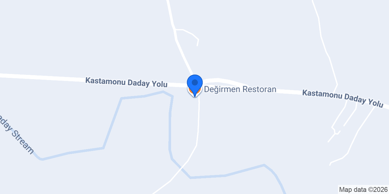 Değirmen Restoran konumu
