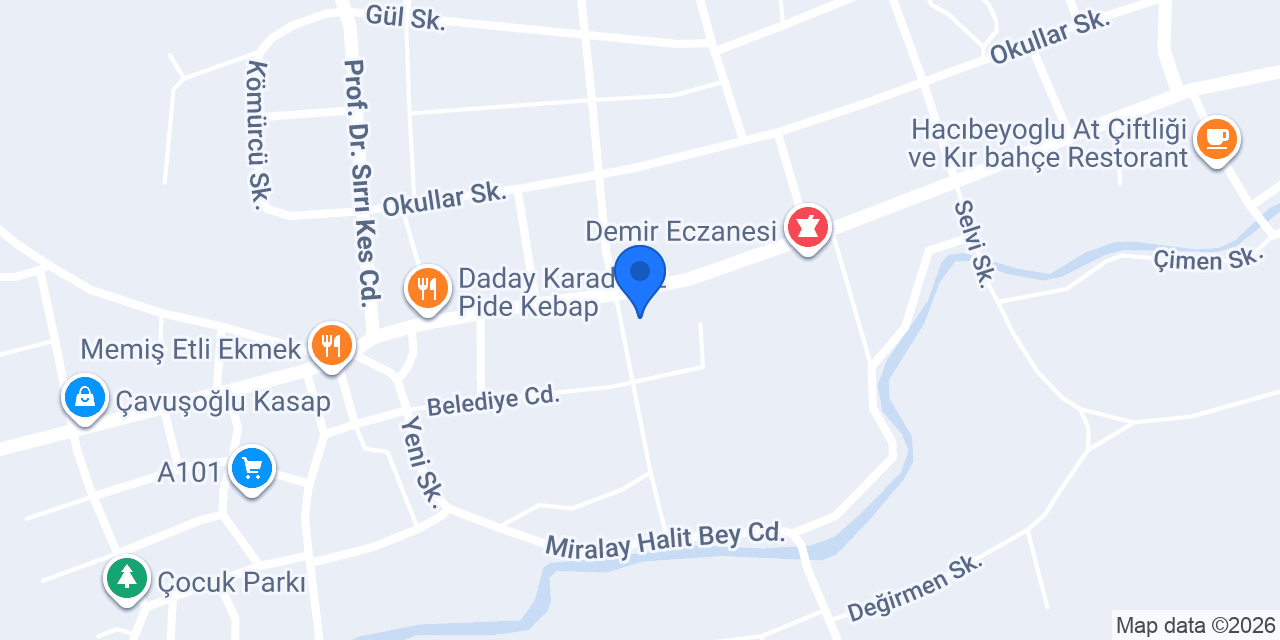 Ziraat Bankası-daday Şubesi konumu