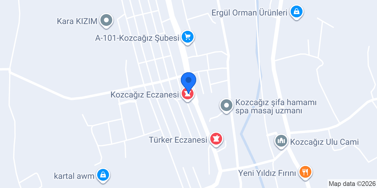 Şifa Eczanesi konumu