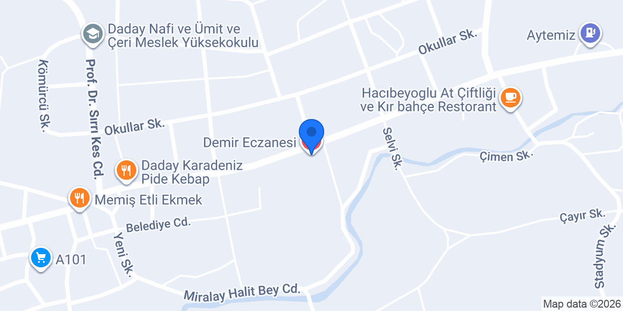 Öz Veteriner Kliniği konumu