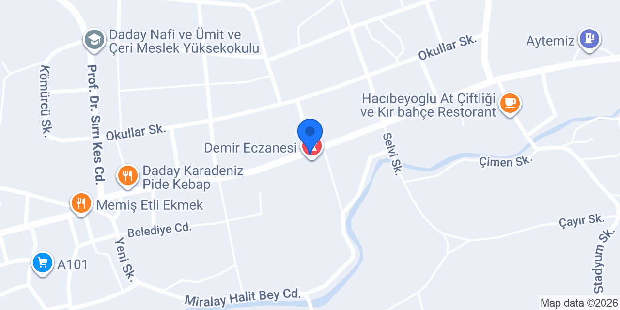 Doğa Eczanesi konumu