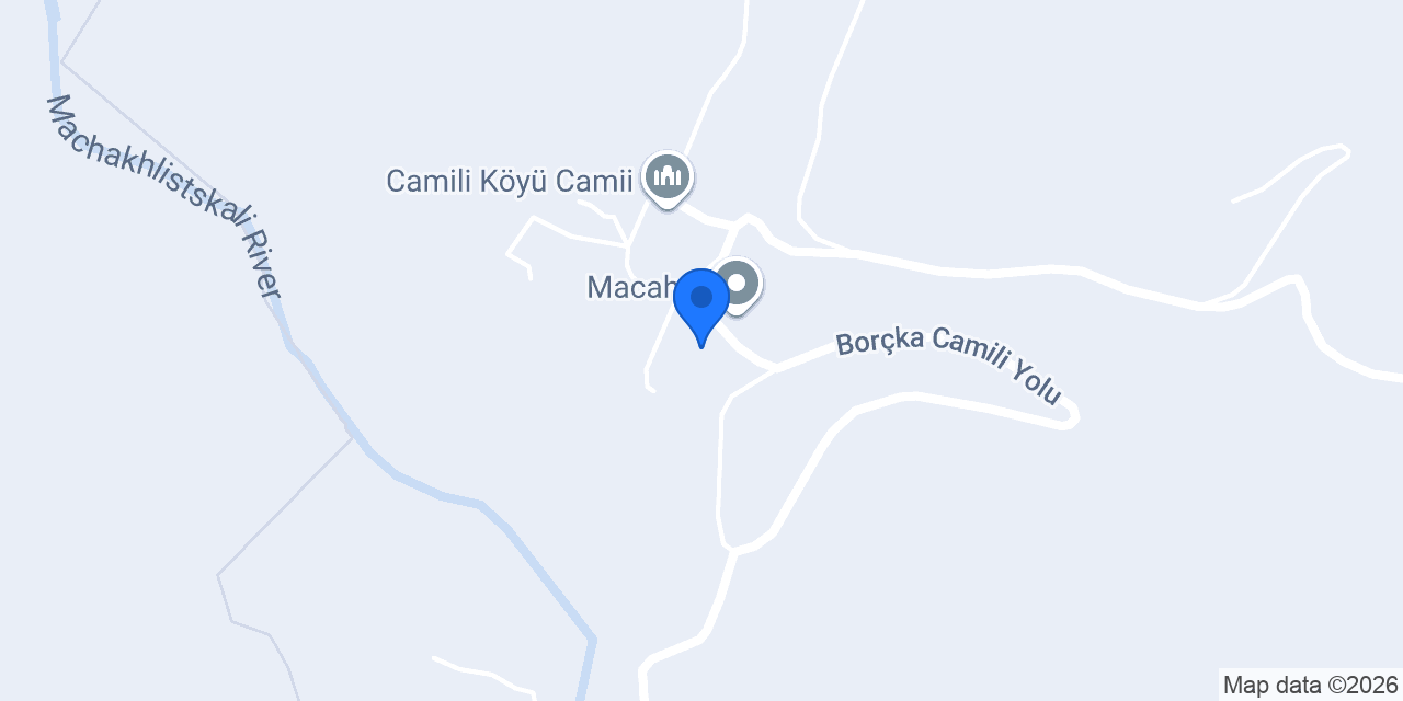 Macahel Dağ Evi konumu