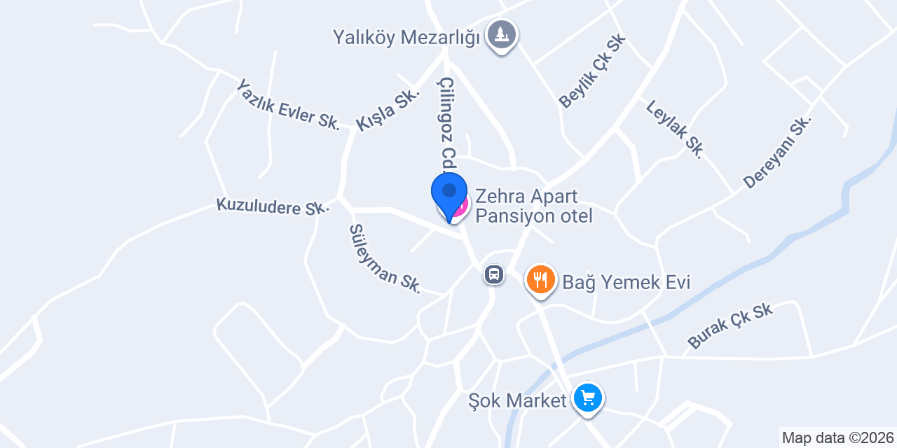 Zehra Apart Pansiyon otel konumu