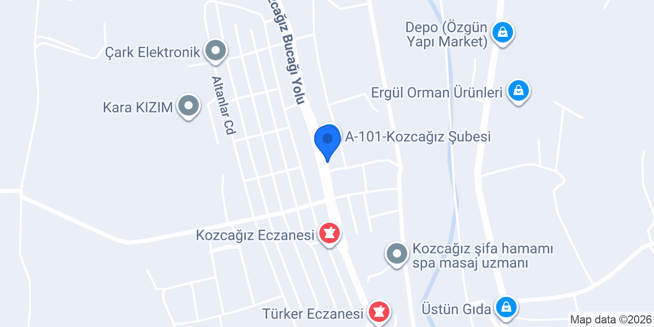 Özdemirler Kuyumculuk konumu