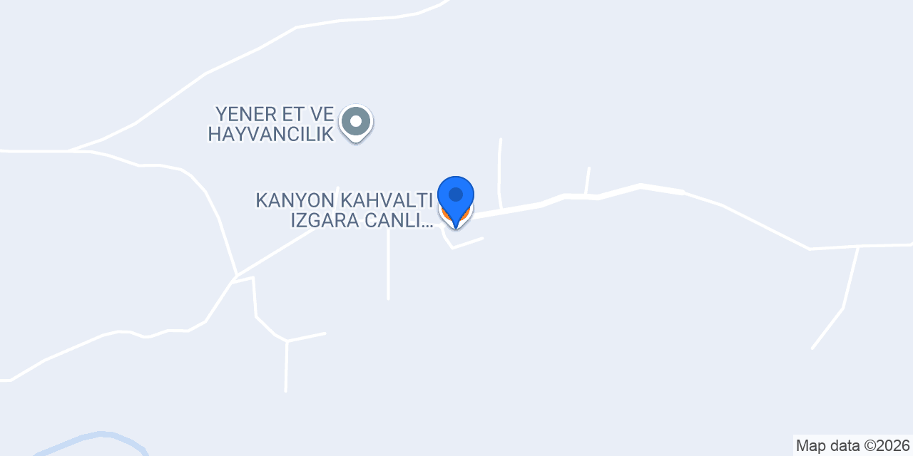 KANYON KAHVALTI IZGARA CANLI ALABALIK konumu