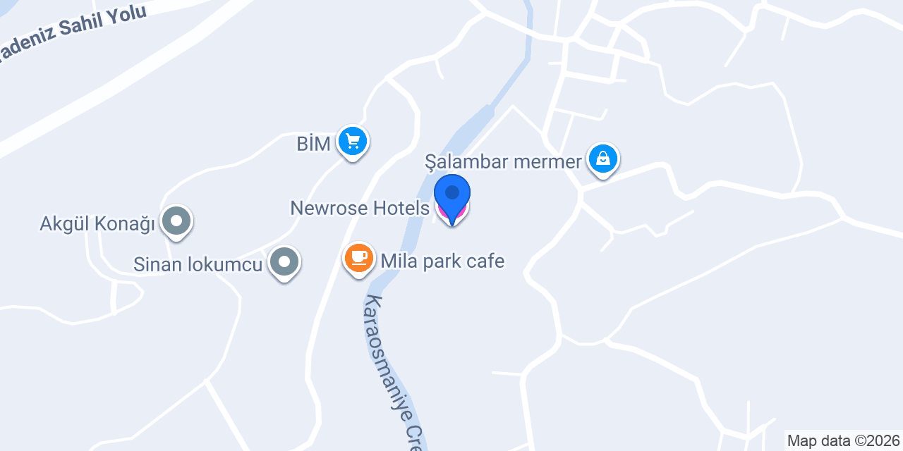 Newrose Hotels konumu