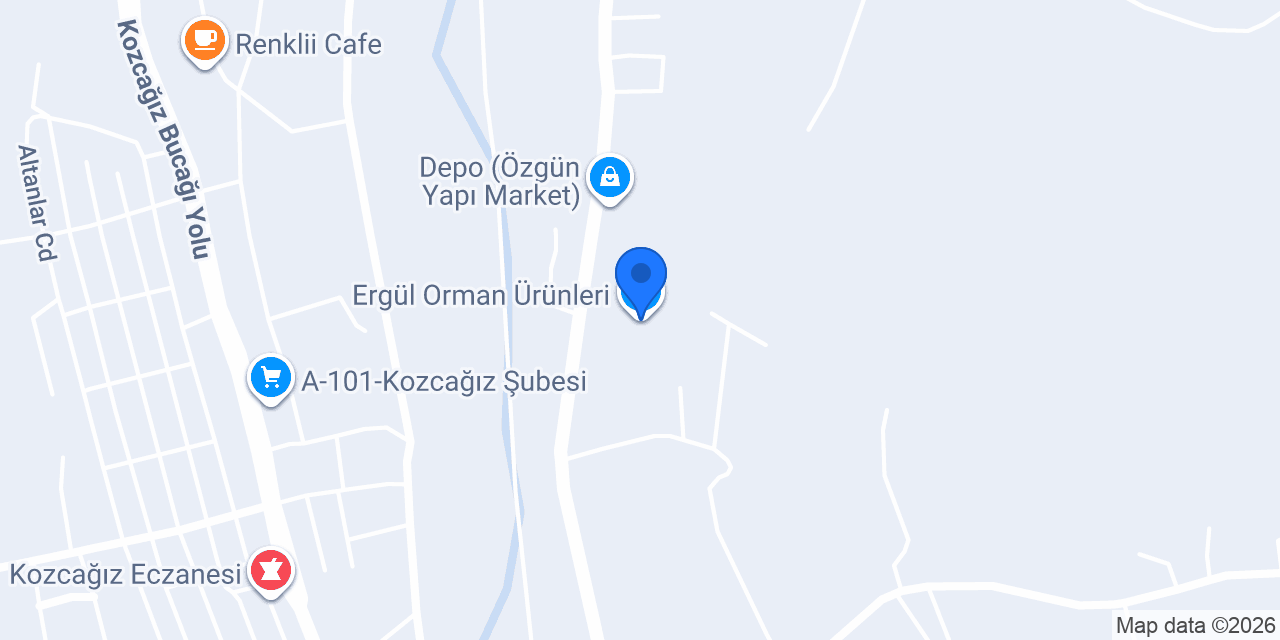 Ergül Orman Ürünleri konumu