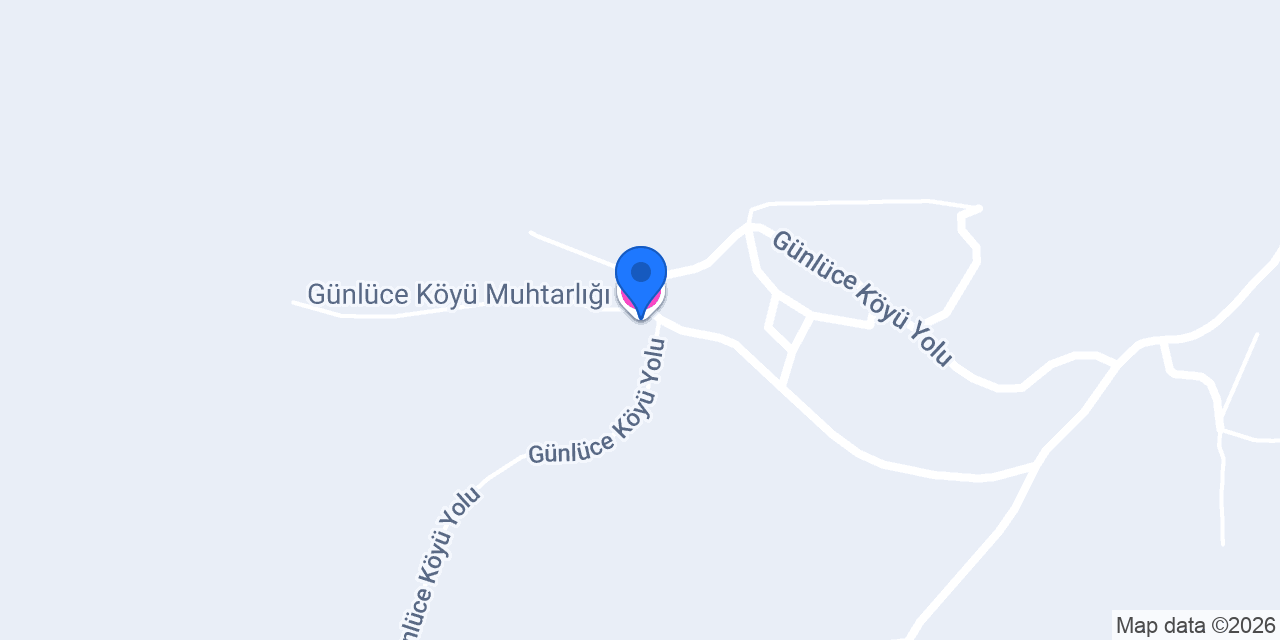 Günlüce Köyü Muhtarlığı konumu