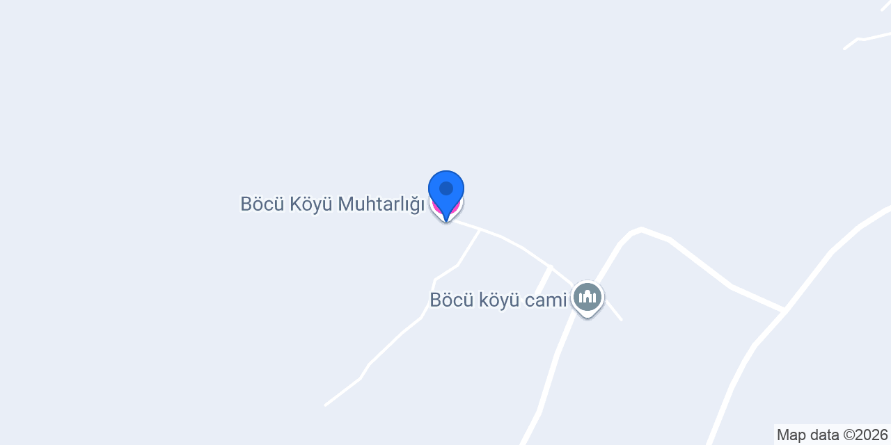Böcü Köyü Muhtarlığı konumu