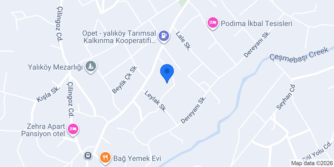 Yalıköy Aile Pansiyonu konumu