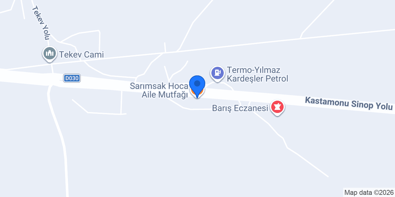 Sarımsak Hoca Aile Mutfağı konumu