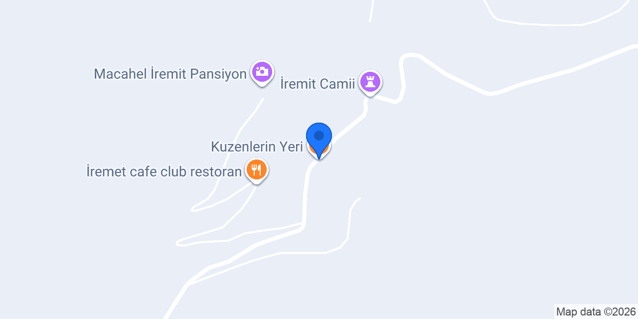 Kuzenlerin Yeri konumu