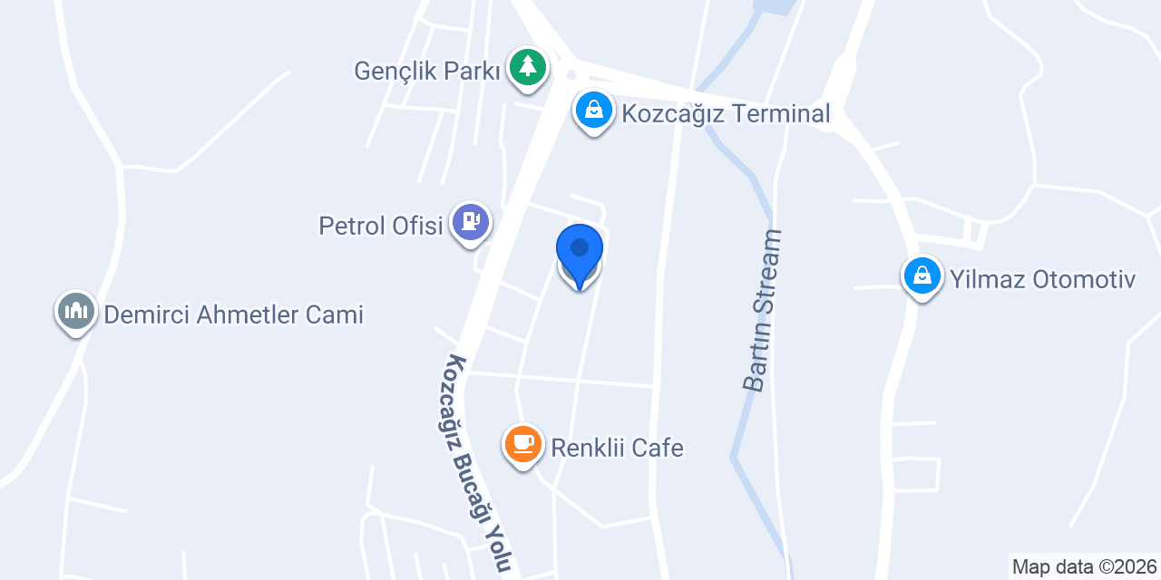 Kozcağız Ç.P.A.L. konumu