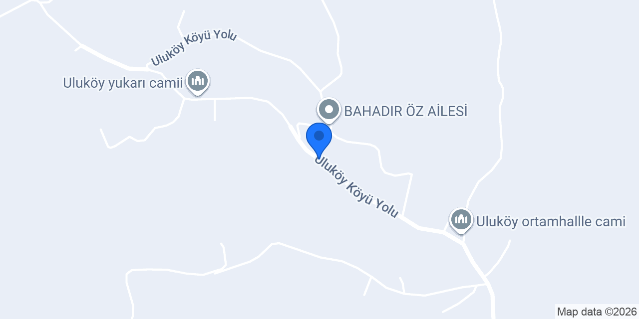 Uluköy Köyü Muhtarlığı konumu
