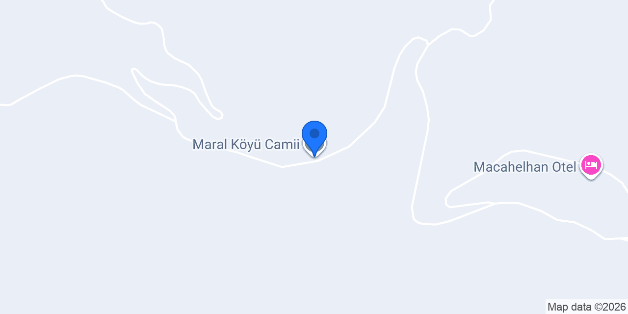 Maral Köyü Camii konumu