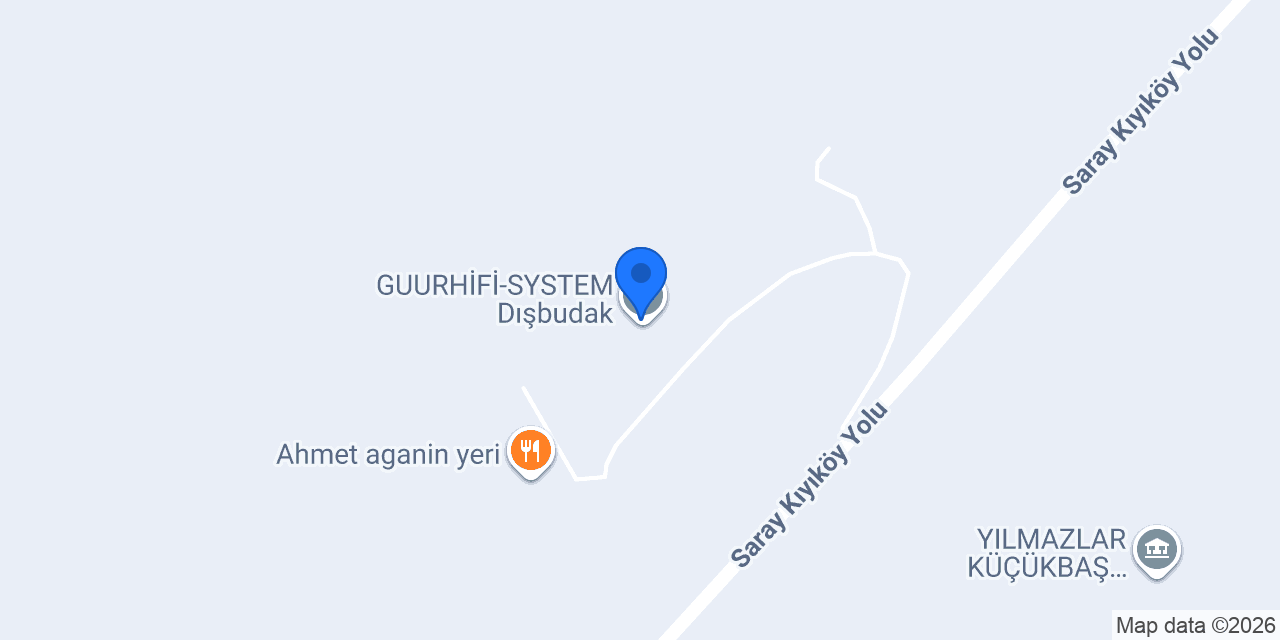GUURHİFİ-SYSTEM Dışbudak konumu