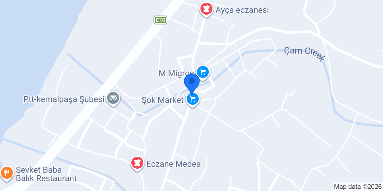 Bilge Eczanesi konumu