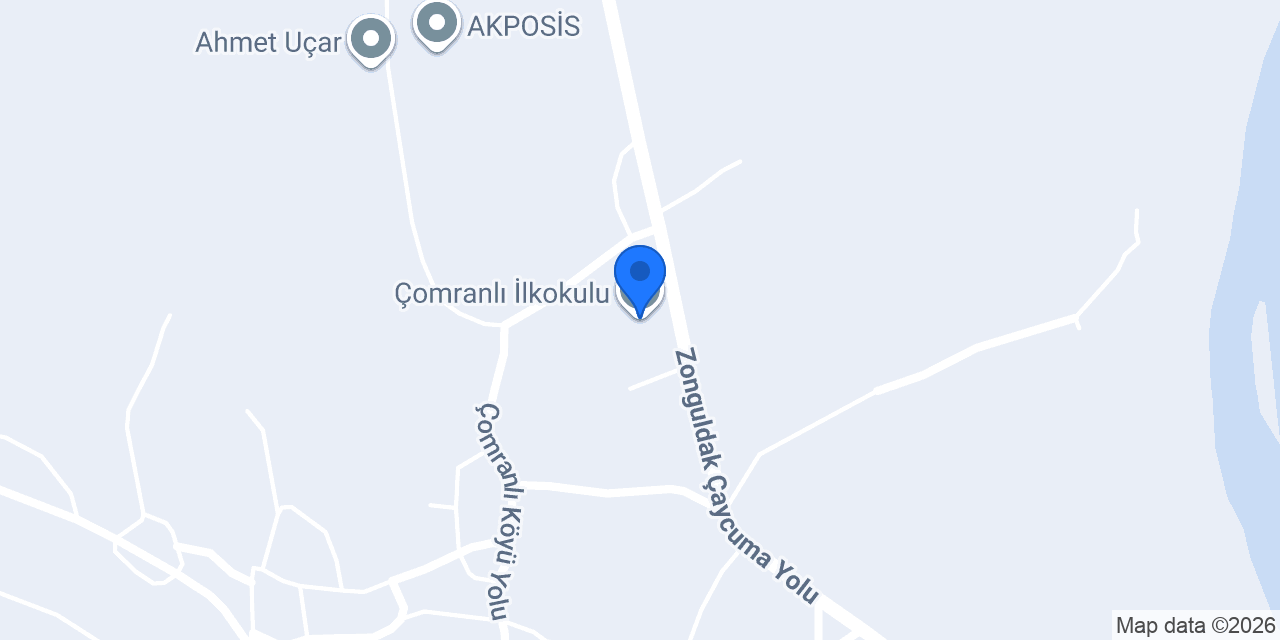 Çomranlı İlkokulu konumu
