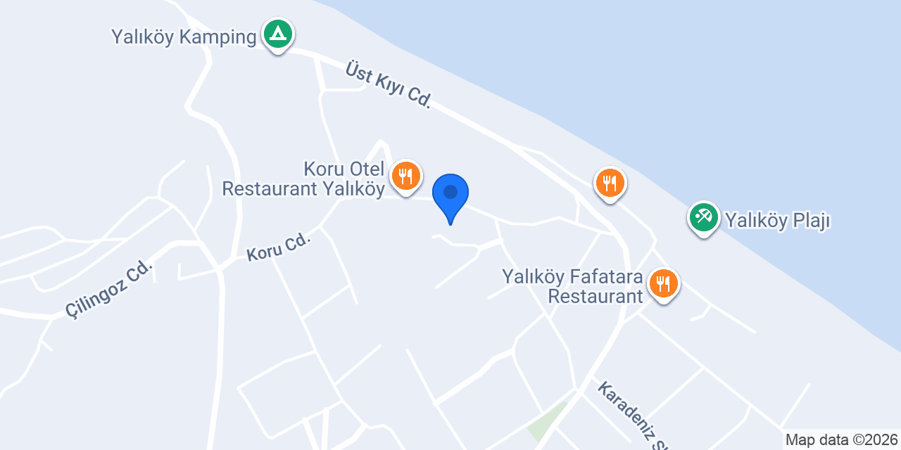 YALIKÖY UMUT OTEL konumu