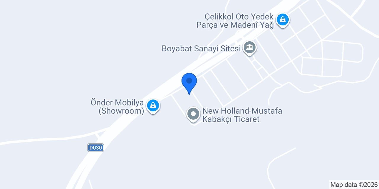 Karataş Traktör Yetkili Servisi konumu