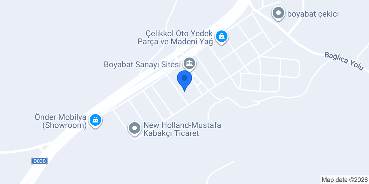 Çağdaş Oto konumu
