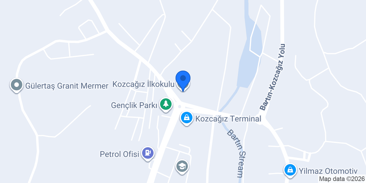 Kozcağız İlkokulu konumu