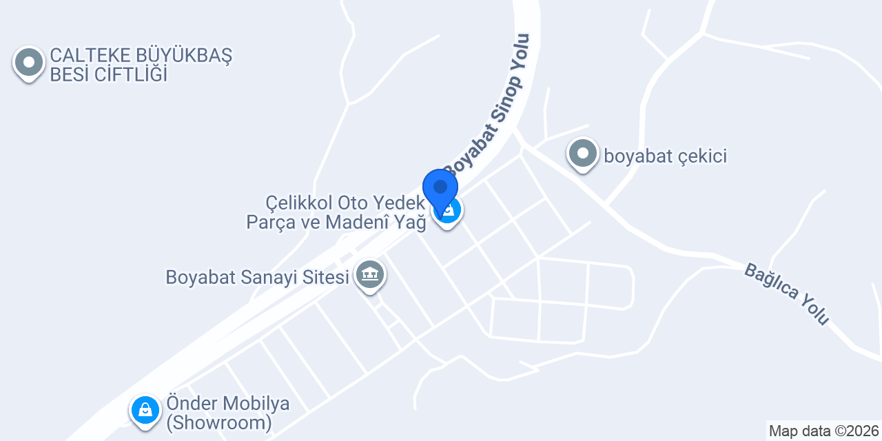 Birlik Oto Yedek Parça Boyabat konumu