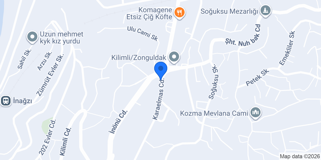 Pizza terası konumu