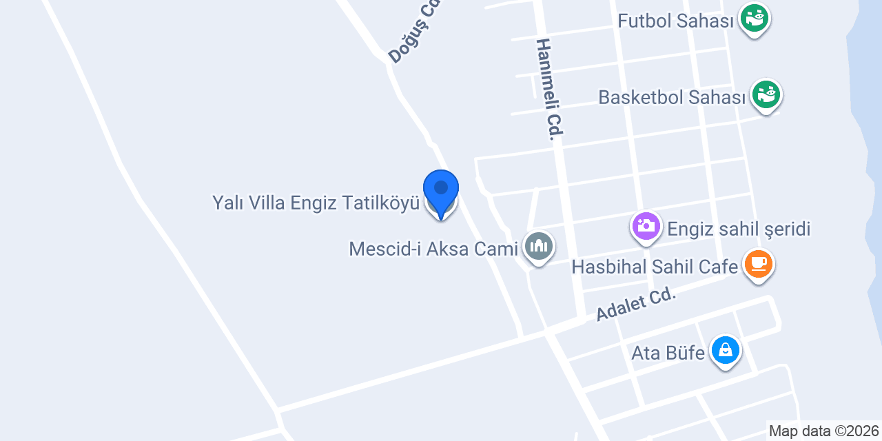 Yalı Villa Engiz Tatilköyü konumu