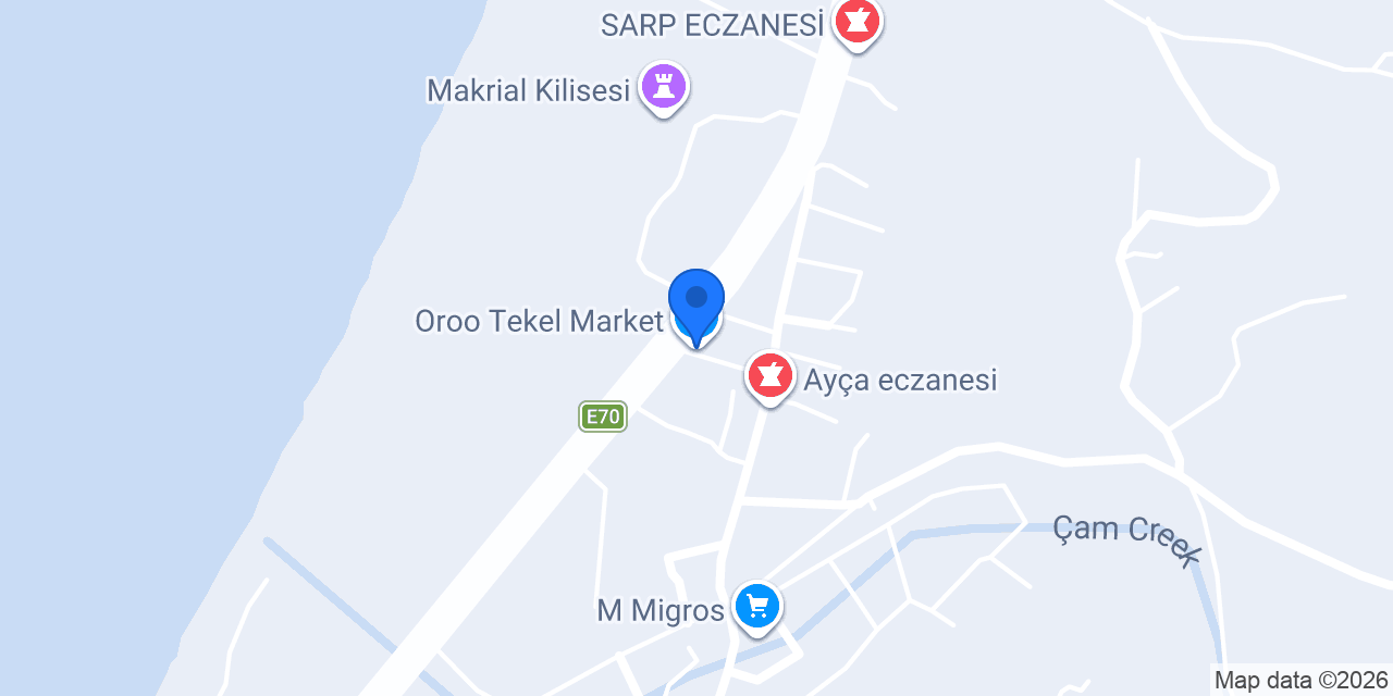 Oroo Tekel Market konumu