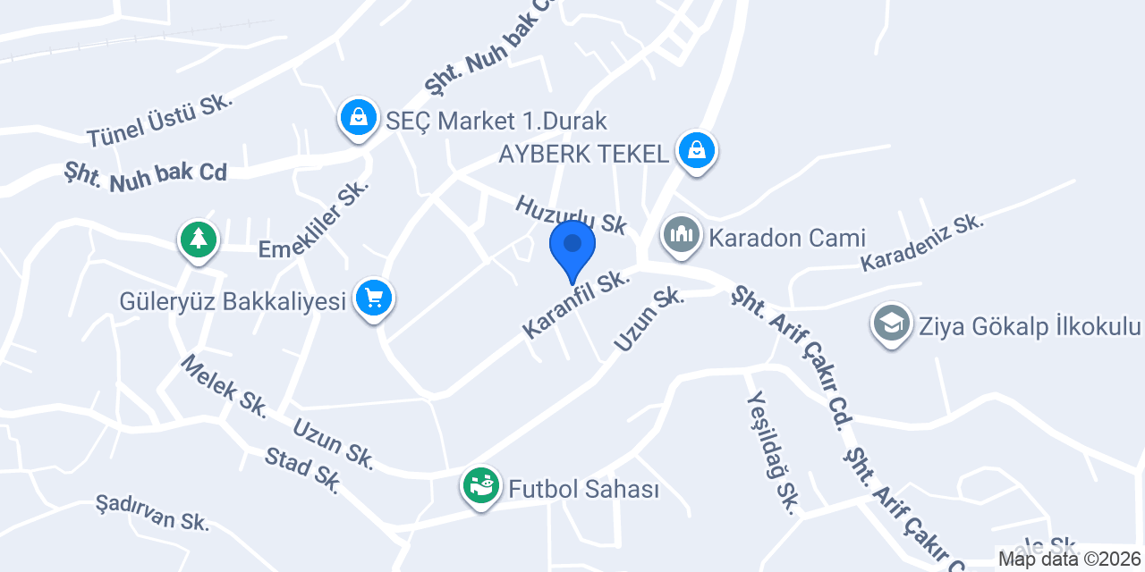 Taşten Yapı Dekorasyon konumu