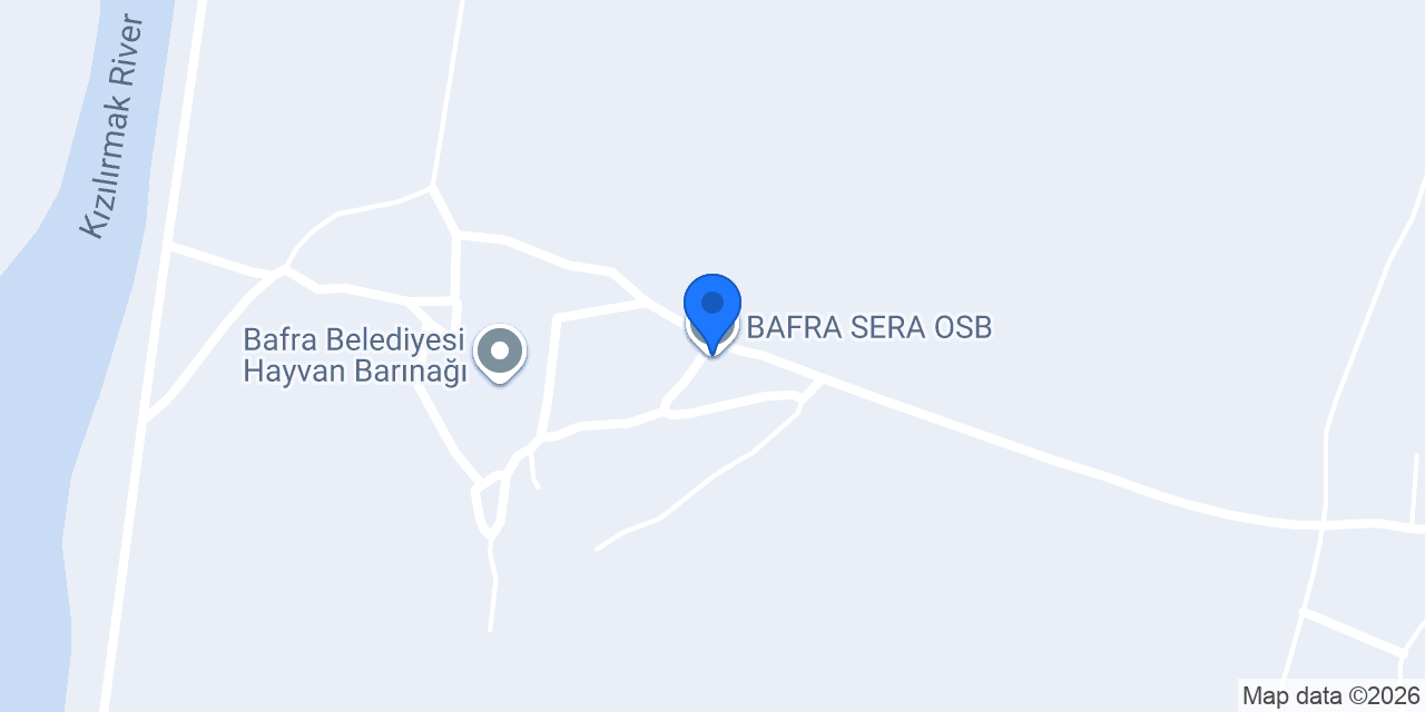 BAFRA SERA OSB konumu