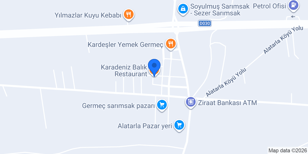 Karadeniz Balık Restaurant konumu