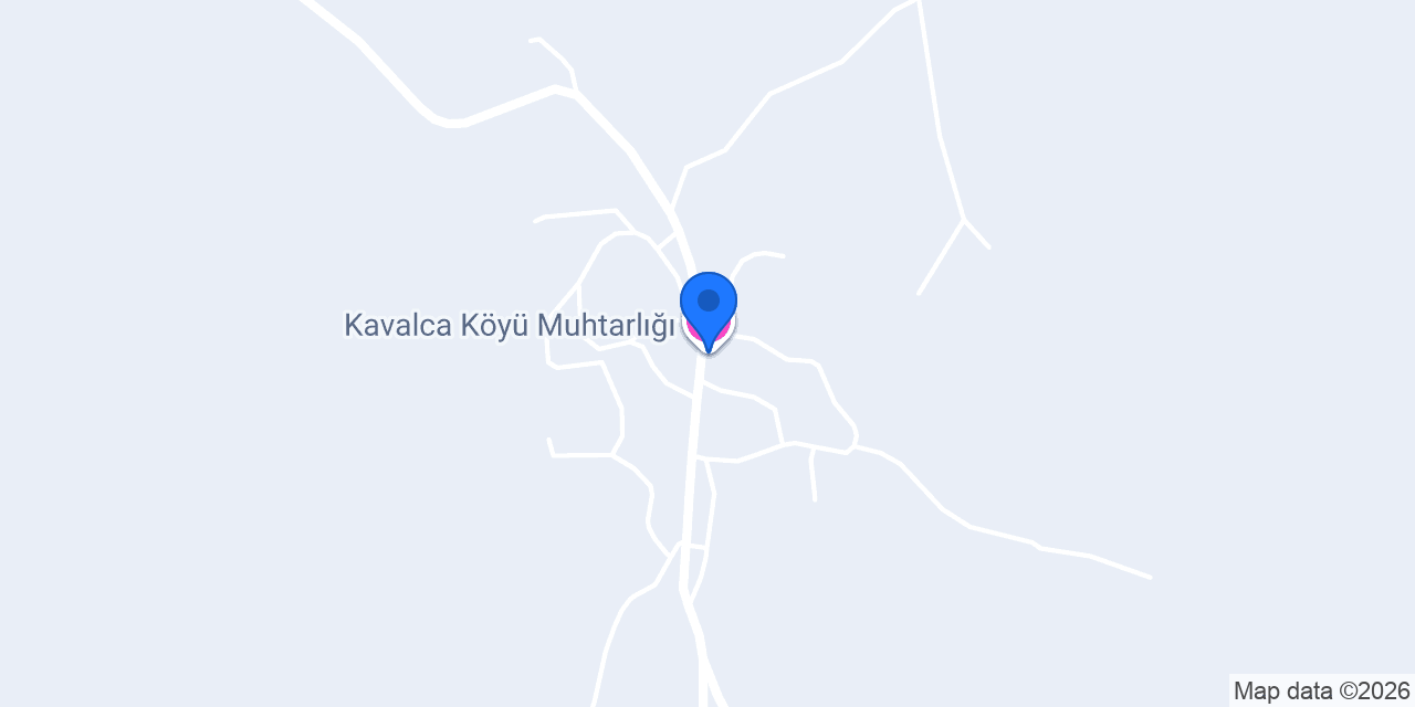 Kavalca Köyü Muhtarlığı konumu
