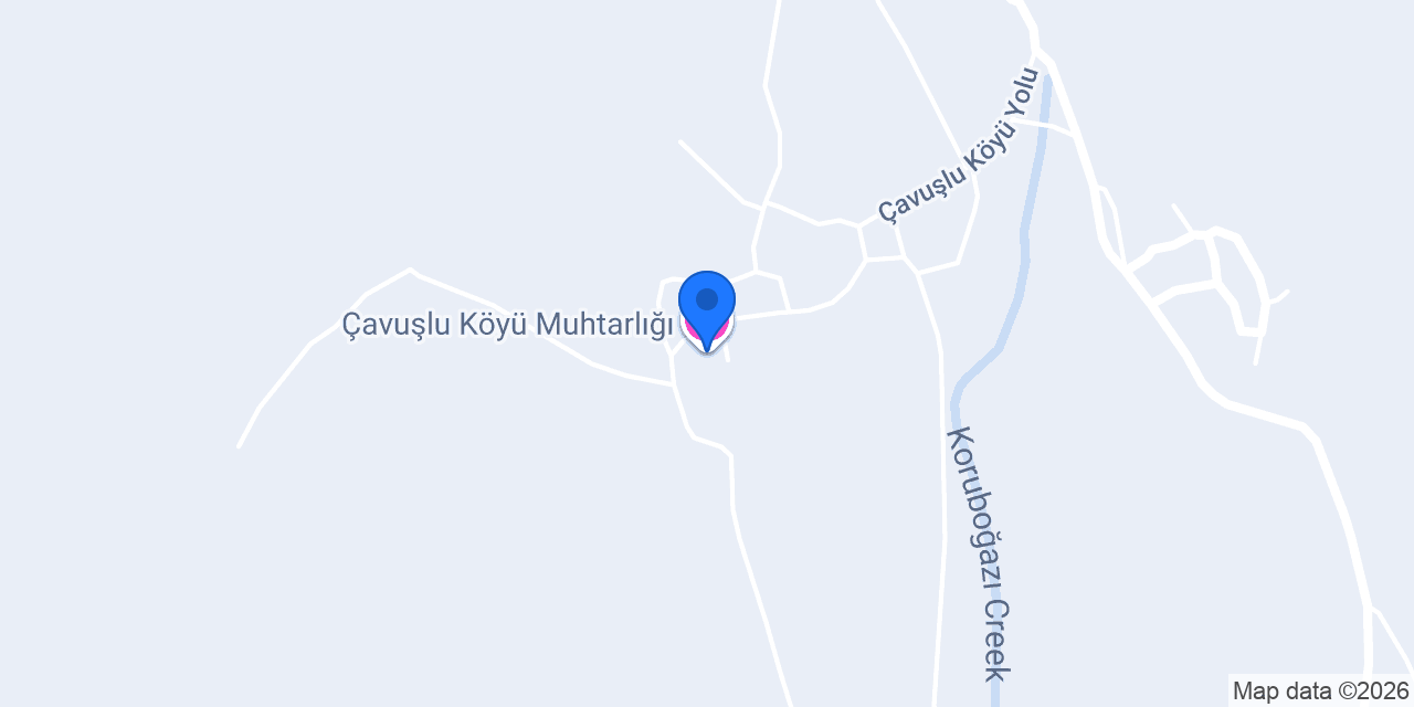 Çavuşlu Köyü Muhtarlığı konumu
