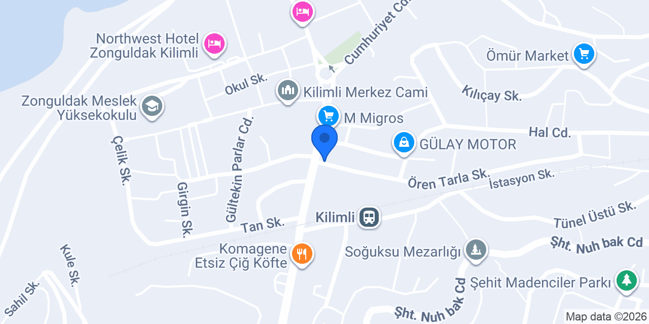Kilimli Eczanesi konumu
