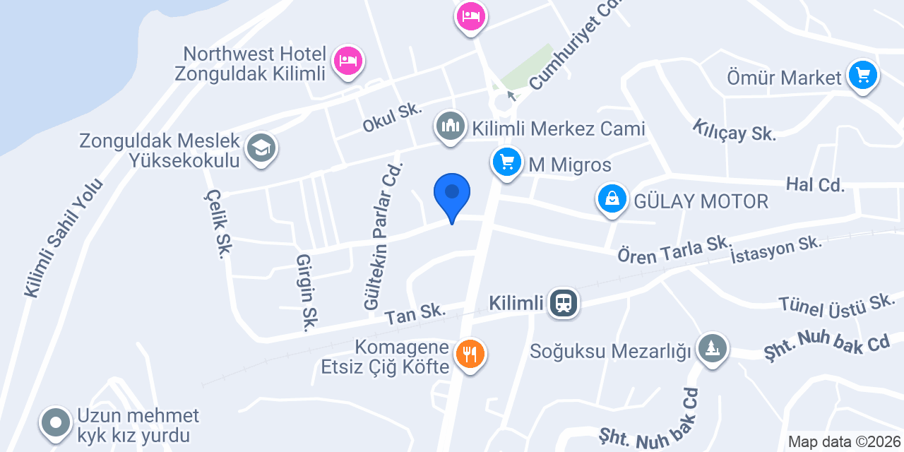 Çınaraltı Cafe konumu