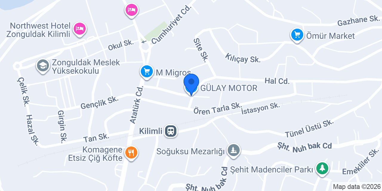 GÜLAY MOTOR konumu