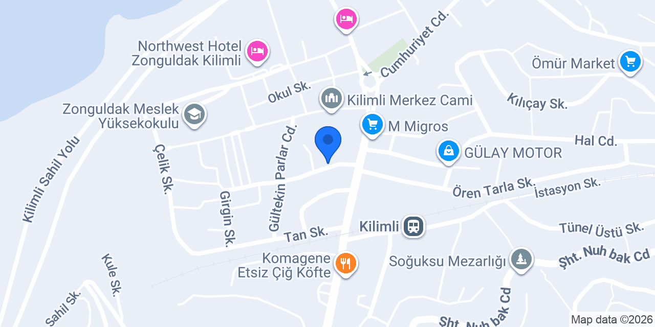 KİLİMLİ GÜNEY ÇİÇEKEVİ konumu