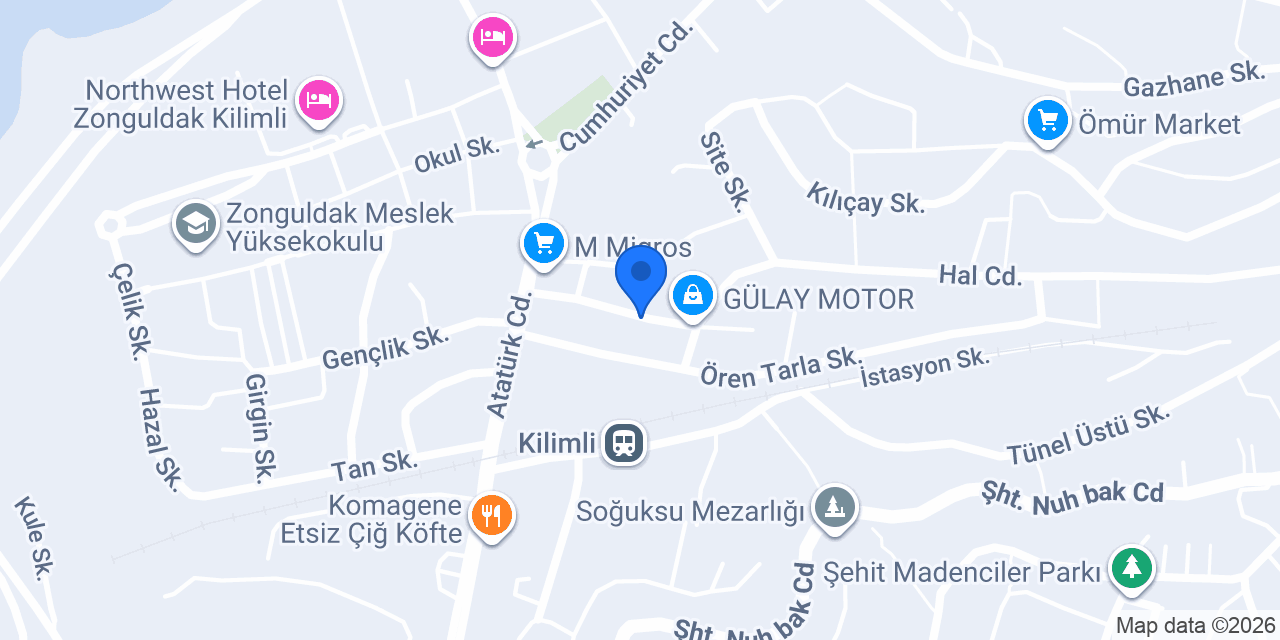 Acılık Taksi konumu